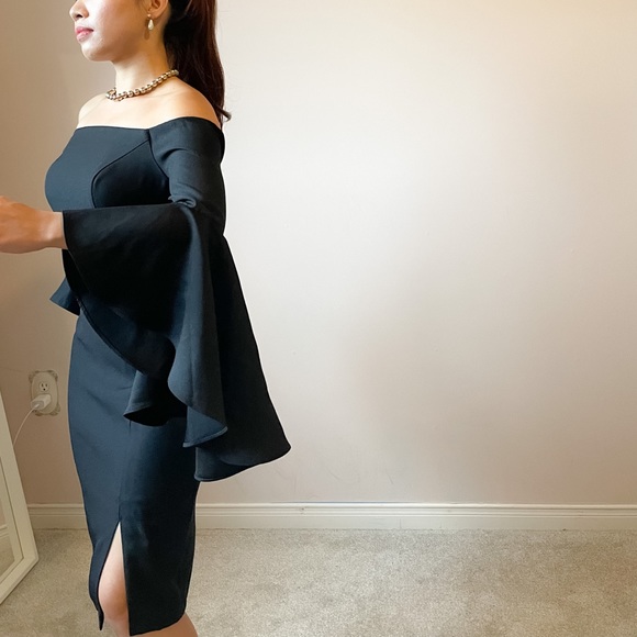 VENUS OFF SHOULDER BODYCON DRESS SIZE 2 - Picture 5 of 8